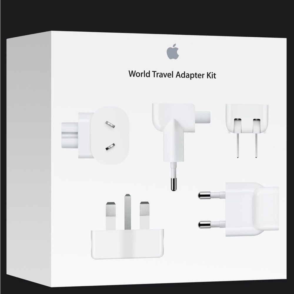 Apple MD837AM/A World Travel Adapter Kit - White.